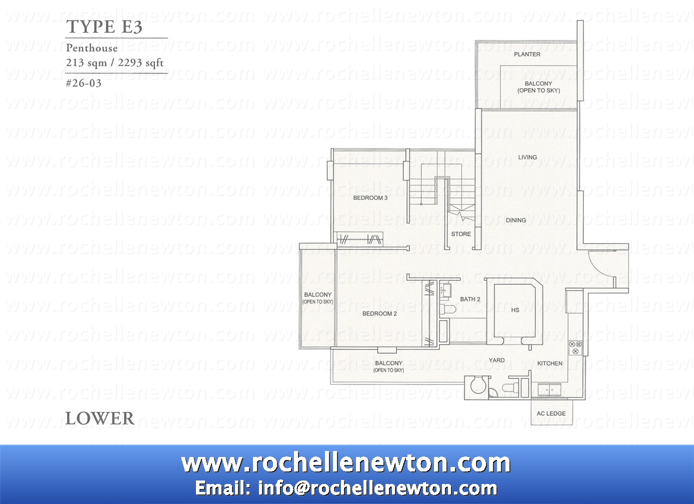 Curated visual reference: Gallery Detail: Penthouse Floor Plan Singapore Rochelle At Newton Condo