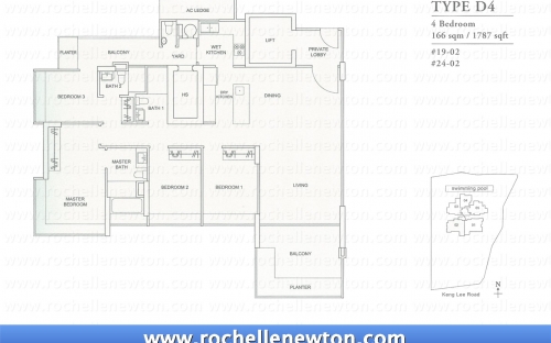 Rochelle At Newton Condominium Type D4 - 4 Bedroom